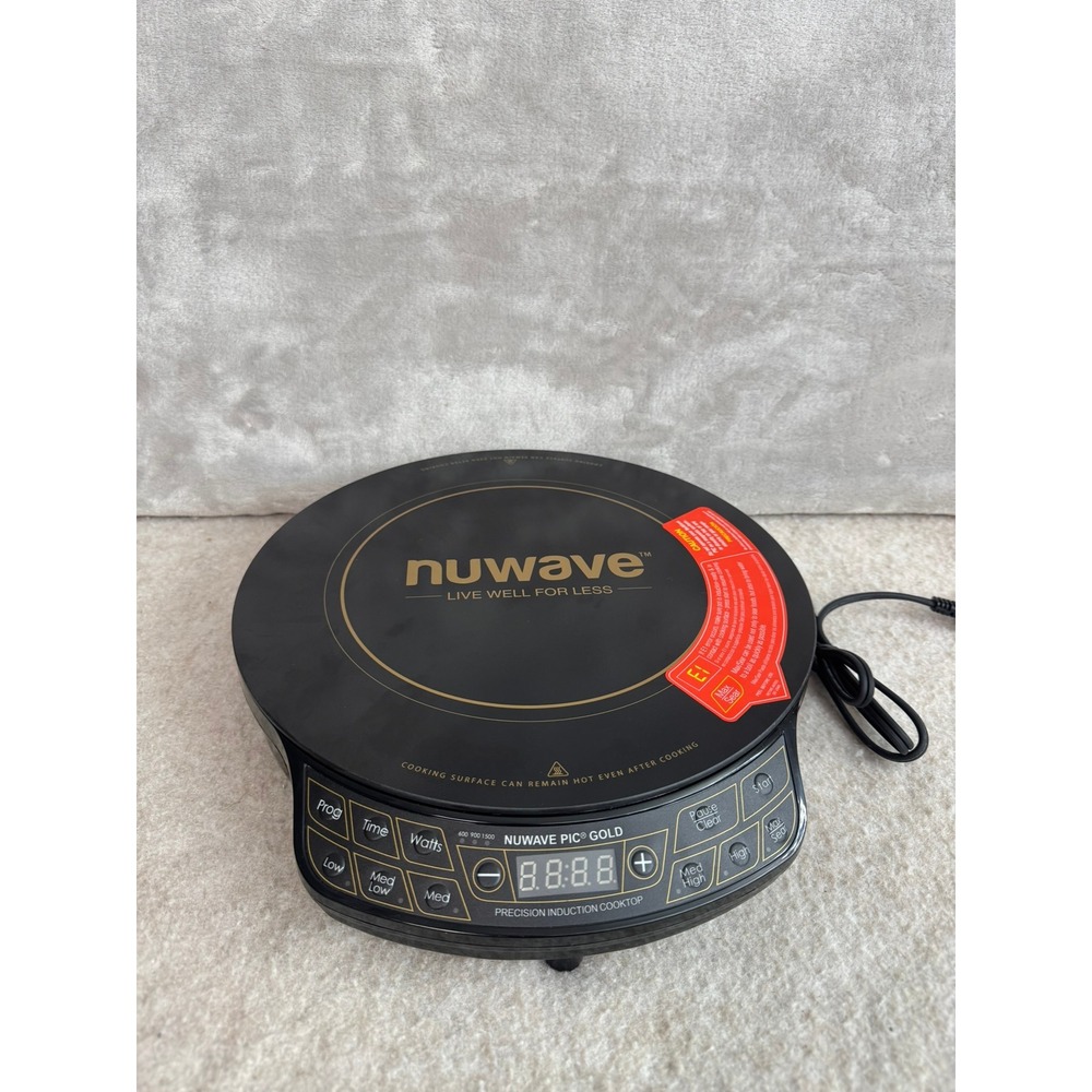 Nuwave Precision Induction Cooktop‎ Gold 1500W Digital Display Portable